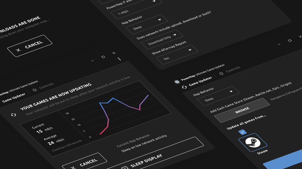 PowerNap: Ultimate Game Updaterfor windows and Linux 1