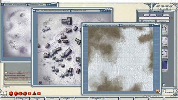 скриншот Fantasy Grounds - FG Winter Map Pack 3