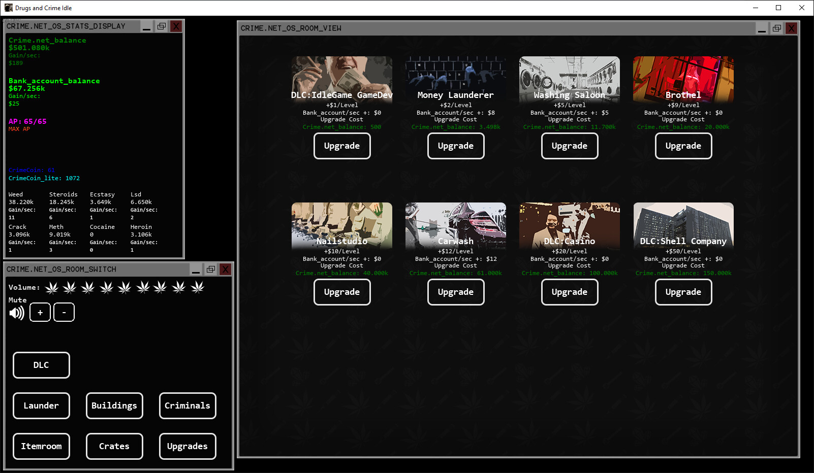 Drugs and Crime Idle - Supporter Pack #0