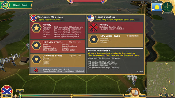 Скриншот из Clash of Command: Campaign of 1863