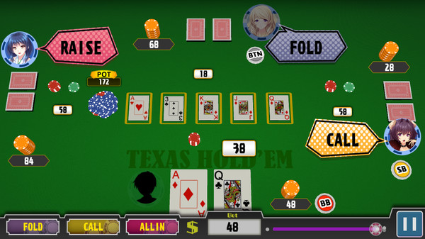 Poker Pretty Girls Battle : Fantasy World Edition game for Linux 1