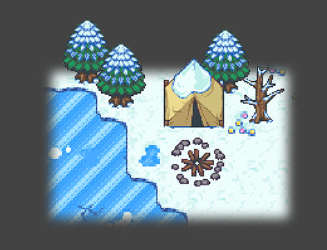 RPG Maker MZ - Time Fantasy: Winter Tiles Featured Screenshot #1