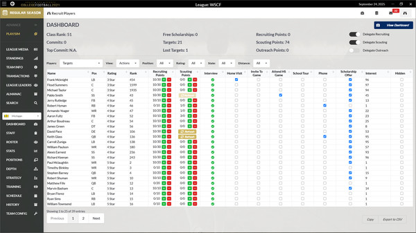 Draft Day Sports: College Football 2021 game for Linux 1