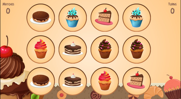 Sweets Memory game for Linux 1