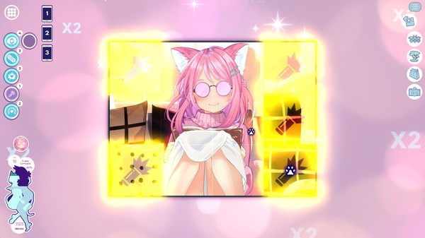 Mosaique Neko Waifus 4 game for windows Pc 1