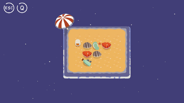 A hermit crab is finding a house game for Linux 1