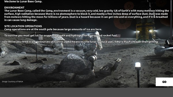 скриншот Lunar Base Camp 2030+ 1