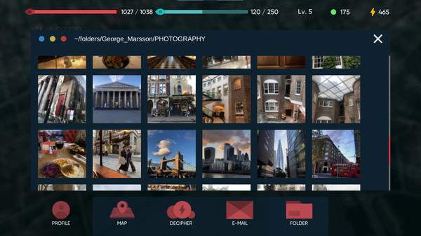 Recontact London: Cyber Puzzle game for Linux 1