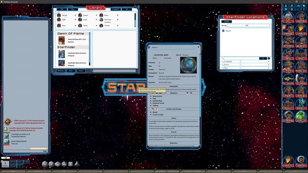 【图】Fantasy Grounds – Starfinder RPG – Deck of Many Worlds(截图2)