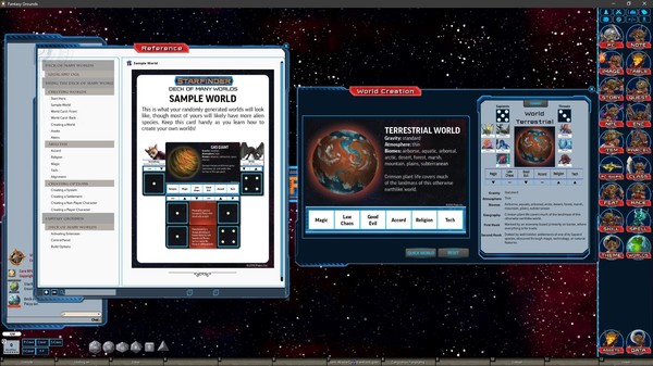 скриншот Fantasy Grounds - Starfinder RPG - Deck of Many Worlds 3