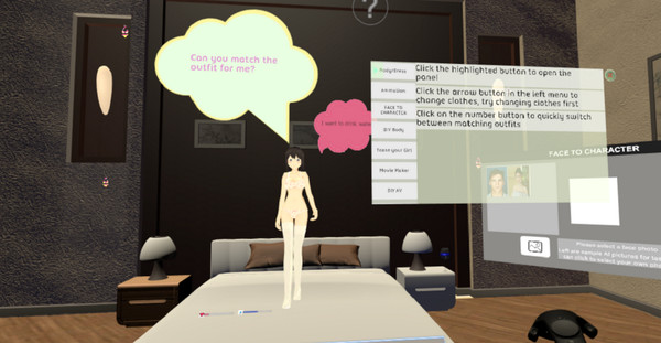 скриншот DIY MY GIRL IN VR WORLD 0