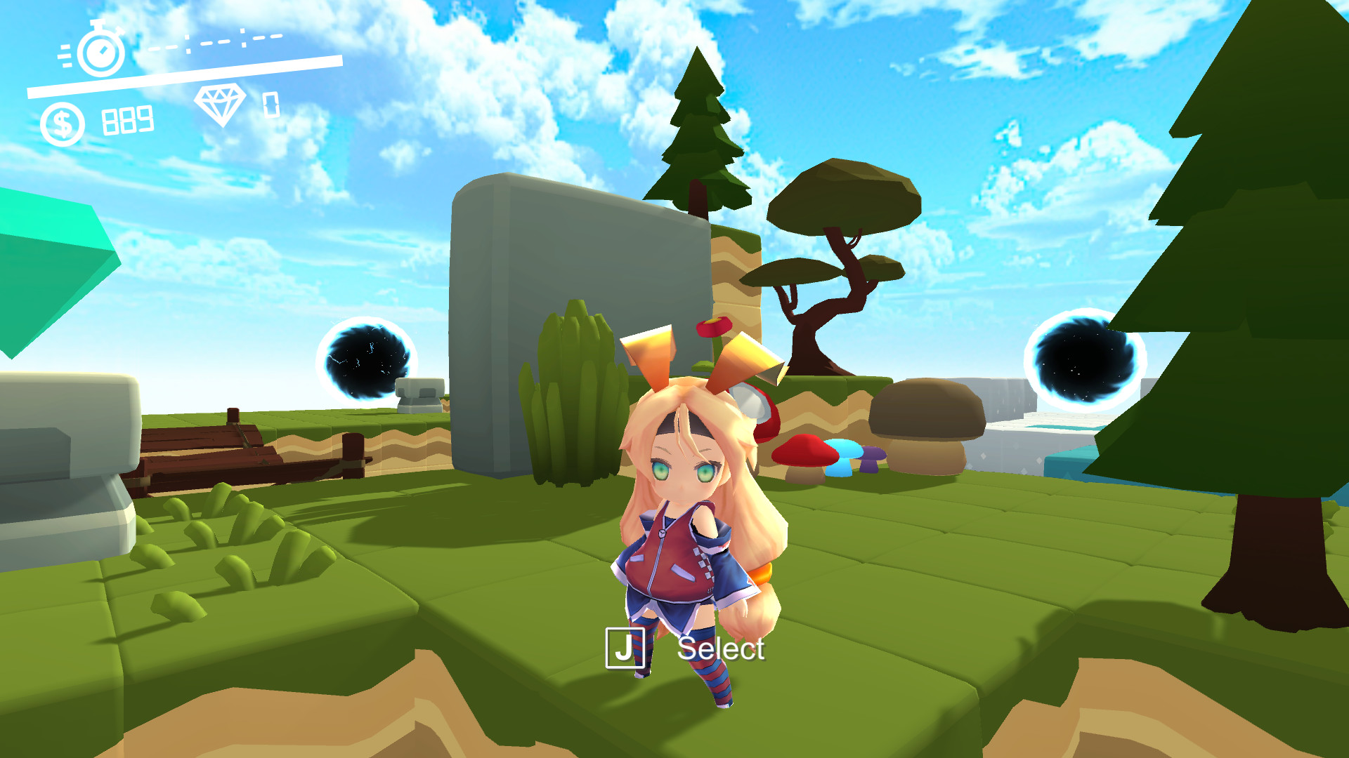 Unity Chan And Cube World!! Demo #0
