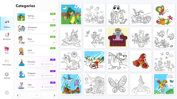 Coloring Book for Kidsfor windows and Linux 1
