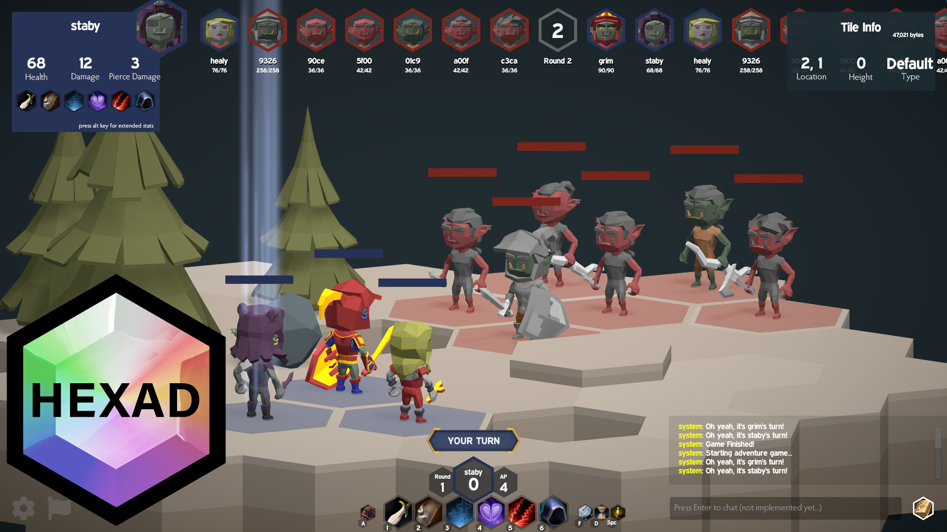 HEXAD screenshot 1