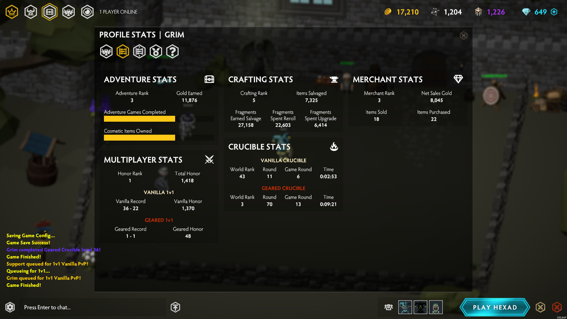 HEXAD screenshot screenshot 13