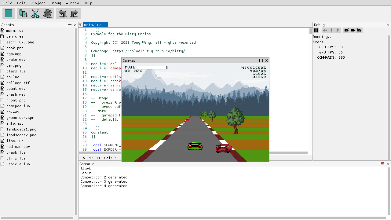 Bitty Engine Demo #7