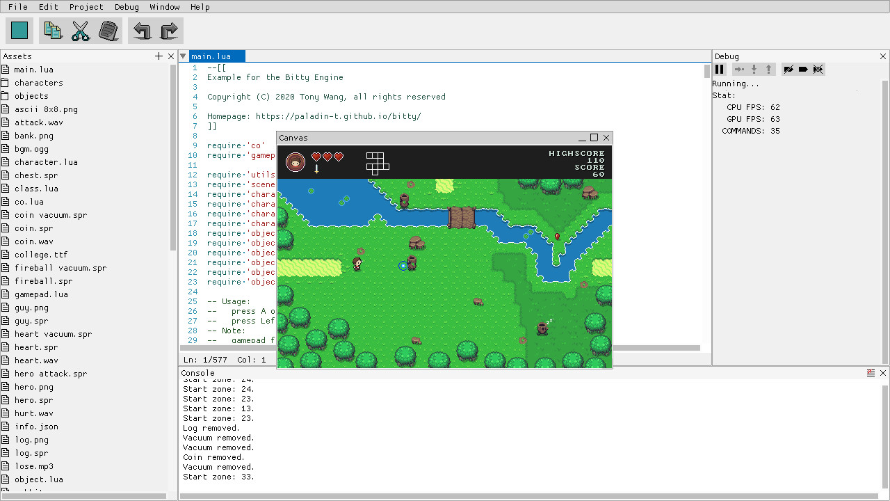 Bitty Engine Demo #2