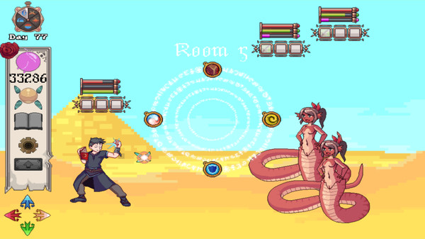 Magical Waifus Academyfor windows and Linux 1