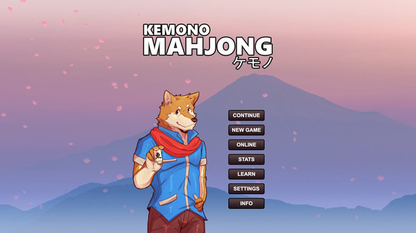 Screenshot of Kemono Mahjong