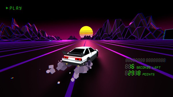 Скриншот из Retrowave Drive