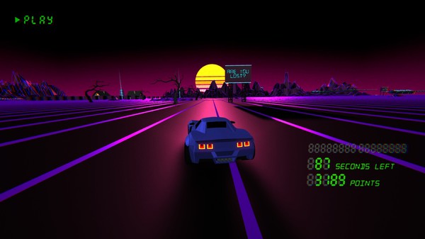 Скриншот из Retrowave Drive