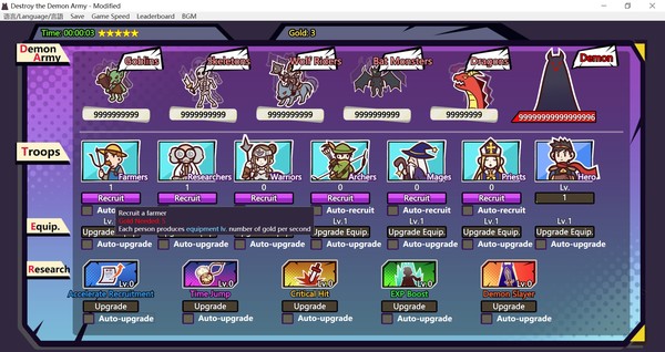 Destroy the Demon Army - Modified game for Linux 1