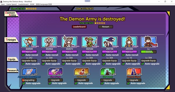 Destroy the Demon Army - Modifiedfor windows and Linux 1
