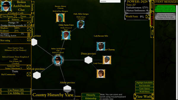 Shadows Behind the Throne 2 game for Linux 1