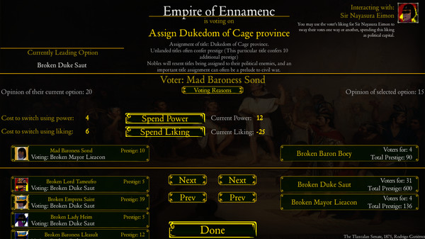 Shadows Behind the Throne 2for windows and Linux 1