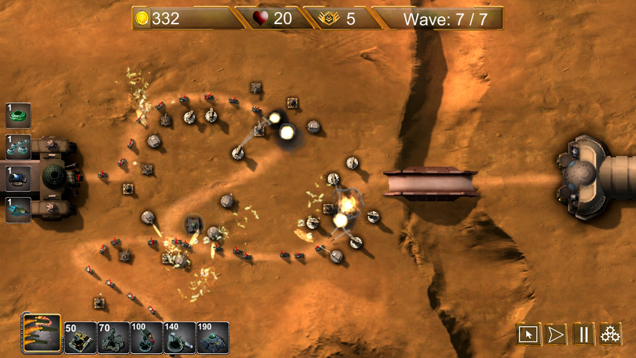 Marswar TD screenshot 1