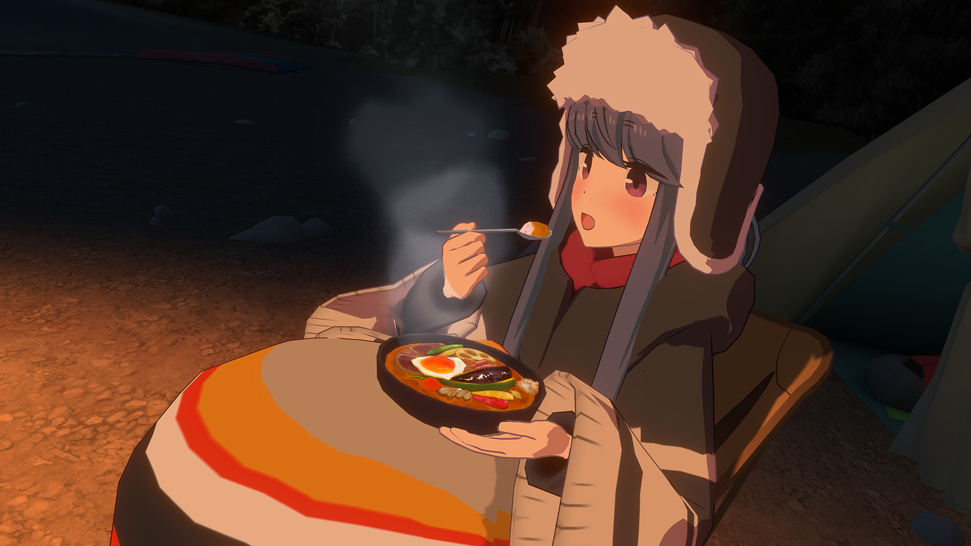 Laid-Back Camp - Virtual - Lake Motosu screenshot 1