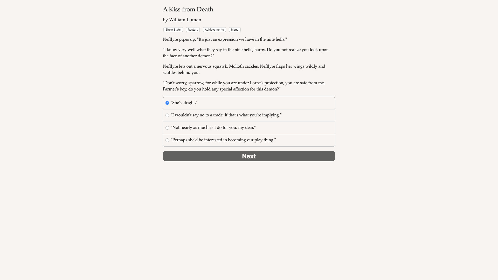 A Kiss from Death Demo #3
