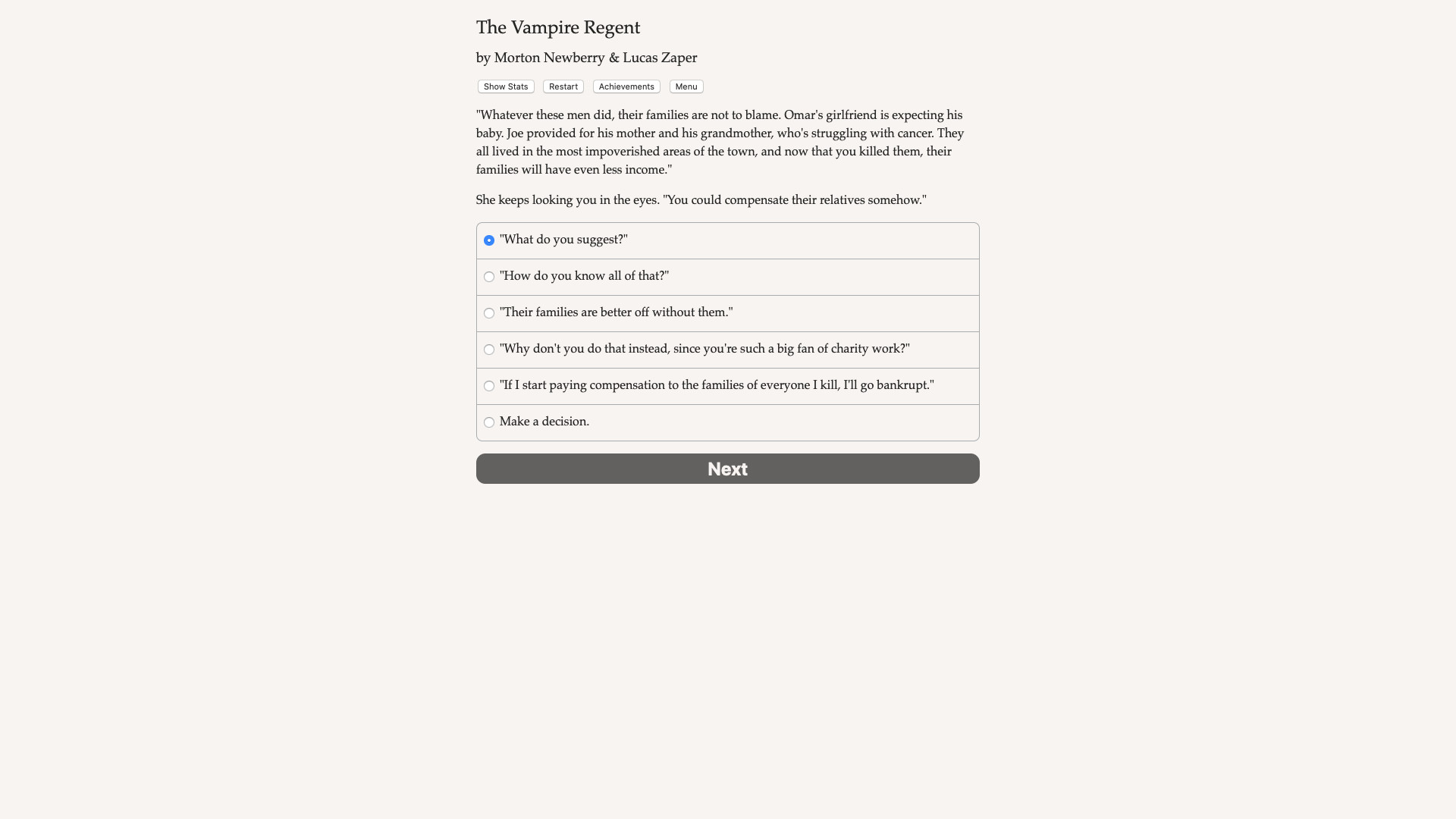 The Vampire Regent Demo #5