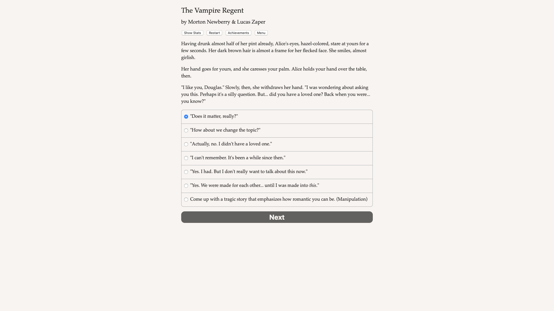 The Vampire Regent Demo #6