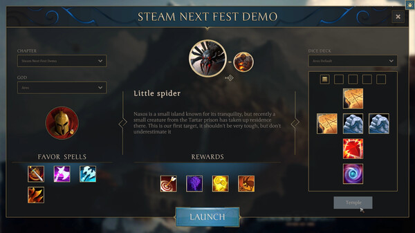 Dice Of Olympus game for Linux 1