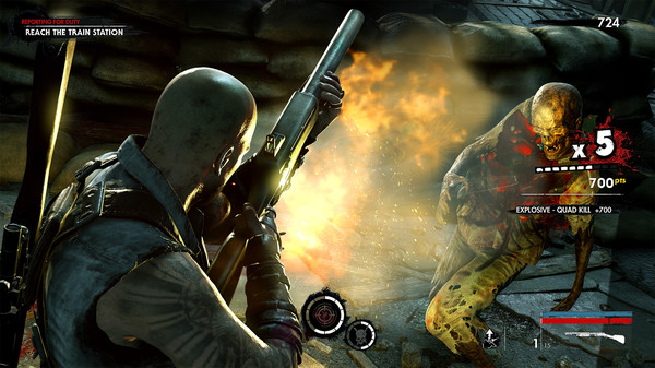 Скриншот из Zombie Army 4: Bomb Lance Shotgun Bundle
