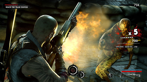скриншот Zombie Army 4: Bomb Lance Shotgun Bundle 4