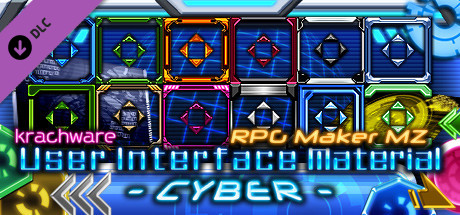 RPG Maker MZ – Krachware User Interface Material CYBER