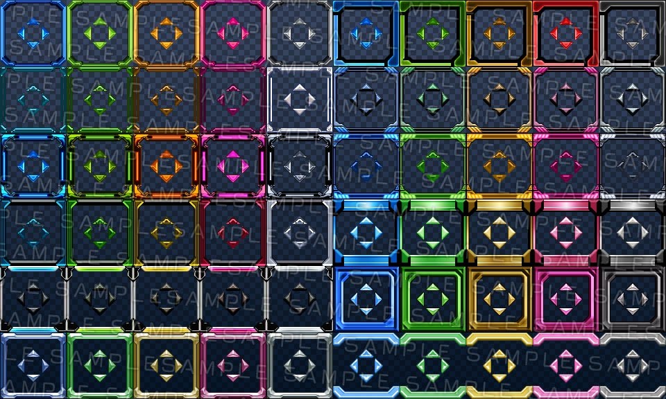 RPG Maker MZ - Krachware User Interface Material CYBER #2