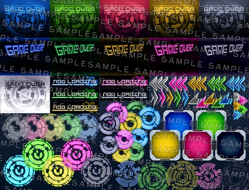 RPG Maker MZ - Krachware User Interface Material CYBER #8