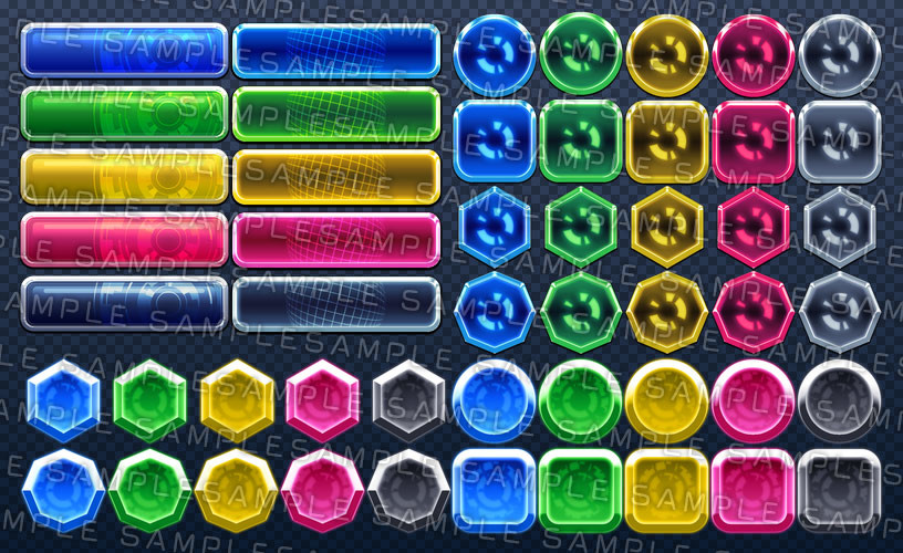 RPG Maker MZ - Krachware User Interface Material CYBER #9