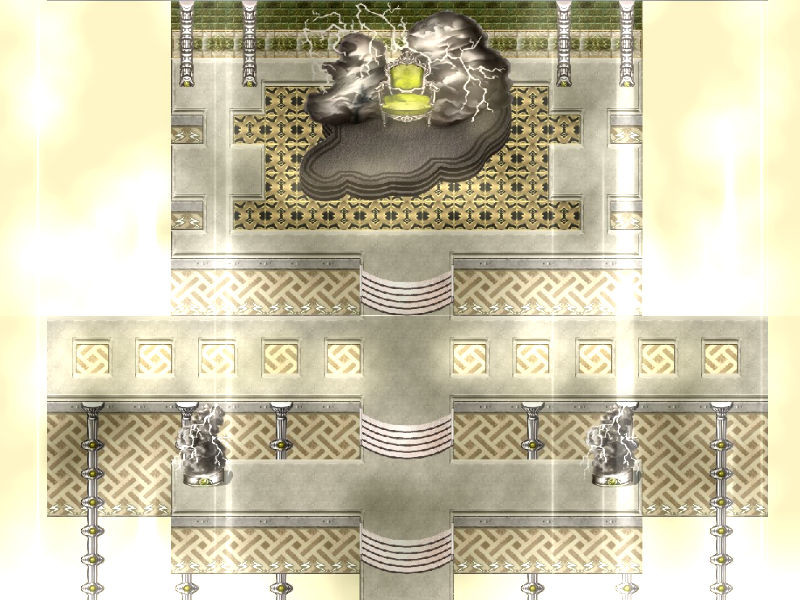 RPG Maker MV - KR Elemental Dungeon Tileset - Dark Light Lightning Metal #5