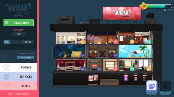 Скриншот из Quickie: A Love Hotel Story