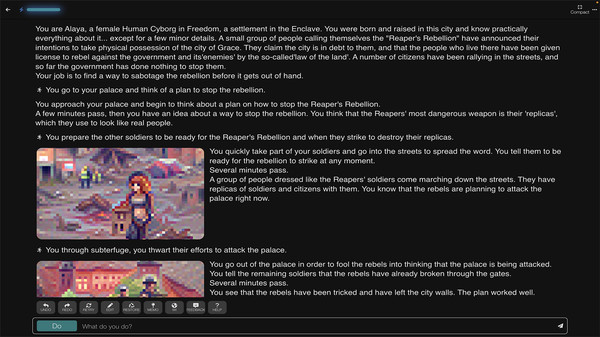 AI Dungeon game for Linux 1