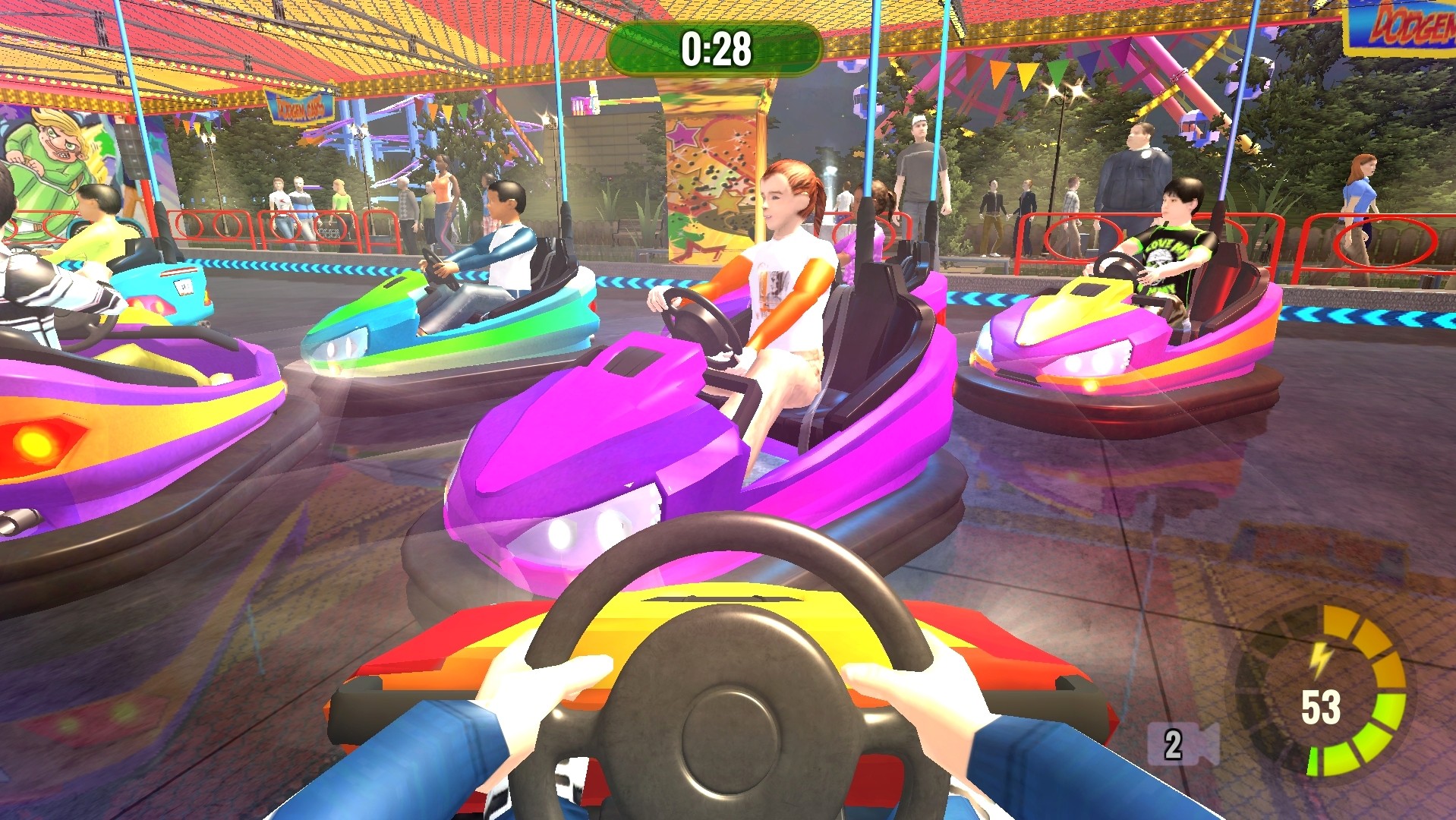 BUMPER CARS free online game on