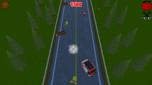 скриншот ZombieVan Drive 1