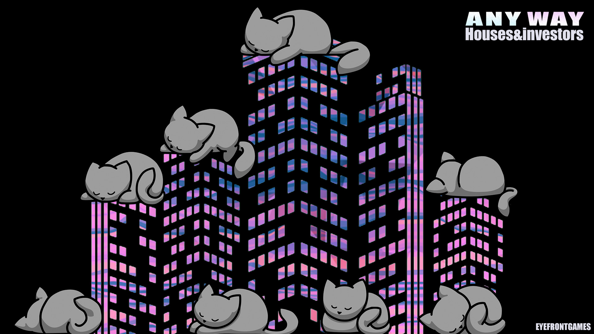 AnyWay! - "Grey kitten" Stickers Pack Featured Screenshot #1