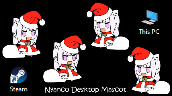 скриншот Nyanco Desktop Mascot 2