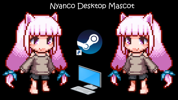 скриншот Nyanco Desktop Mascot 1