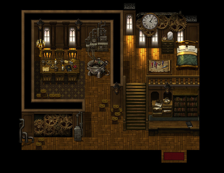 RPG Maker MZ - Steampunk Tiles #3